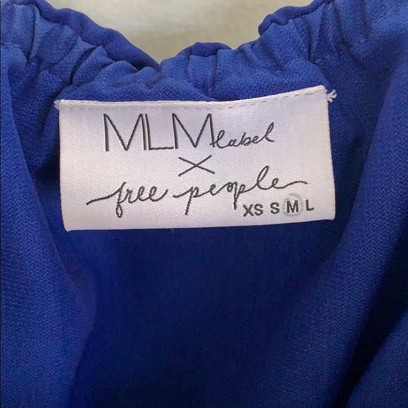 Royal blue ruffle dress - Picture 5 of 6